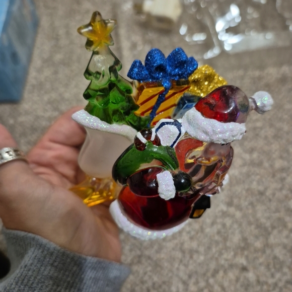 Holiday Christmas Santa and Sleigh Night Light EUC - Picture 6 of 9